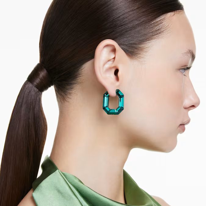 Lucent hoop earrings